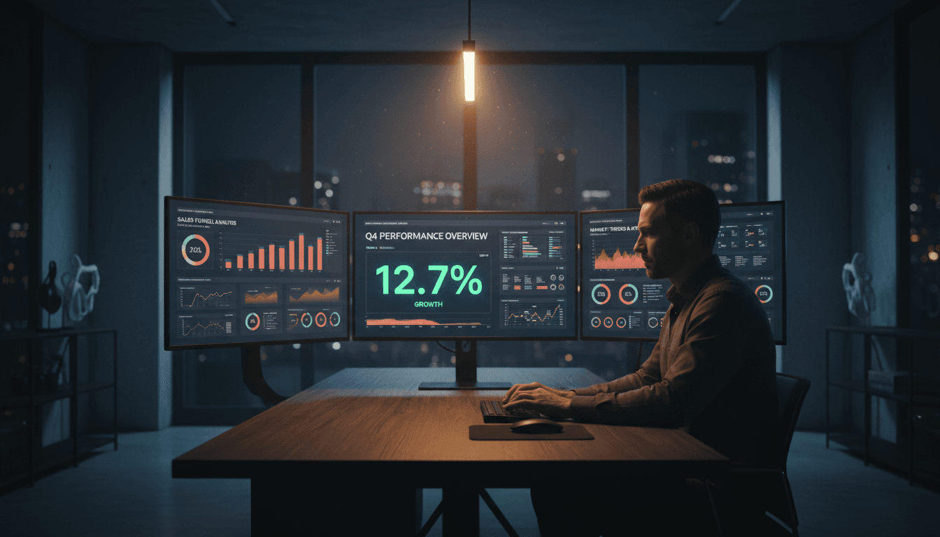 Market analysis and performance dashboard review
