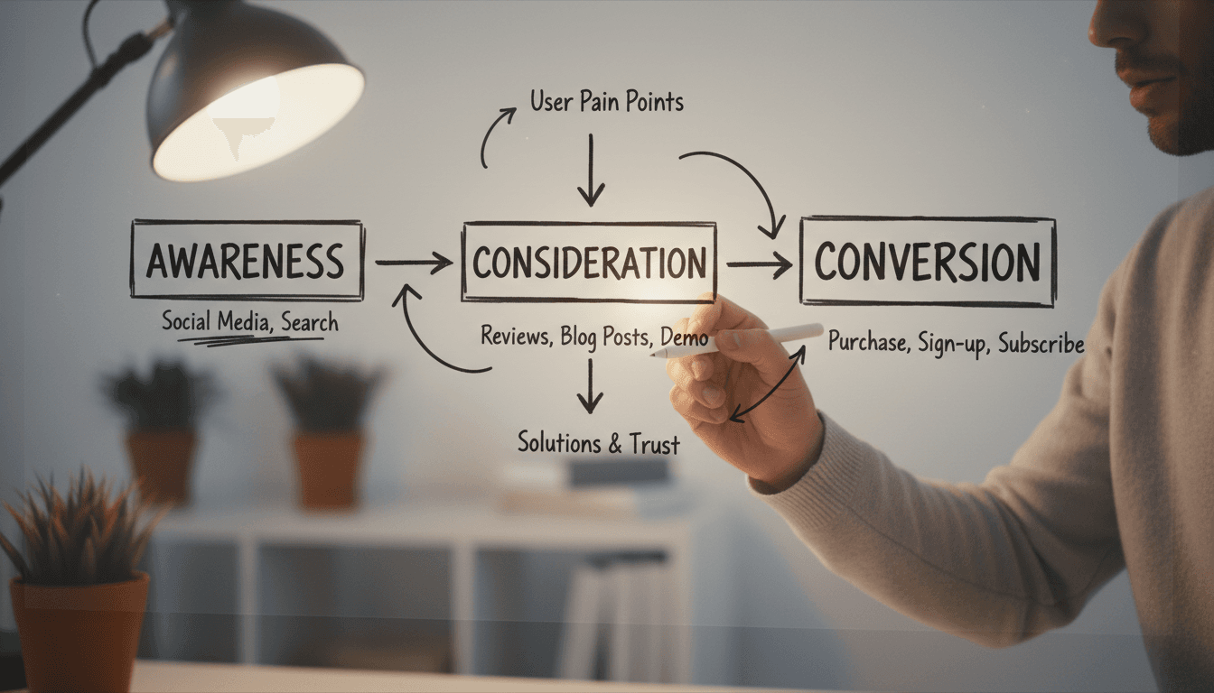 Conversion path mapping and customer journey visualization