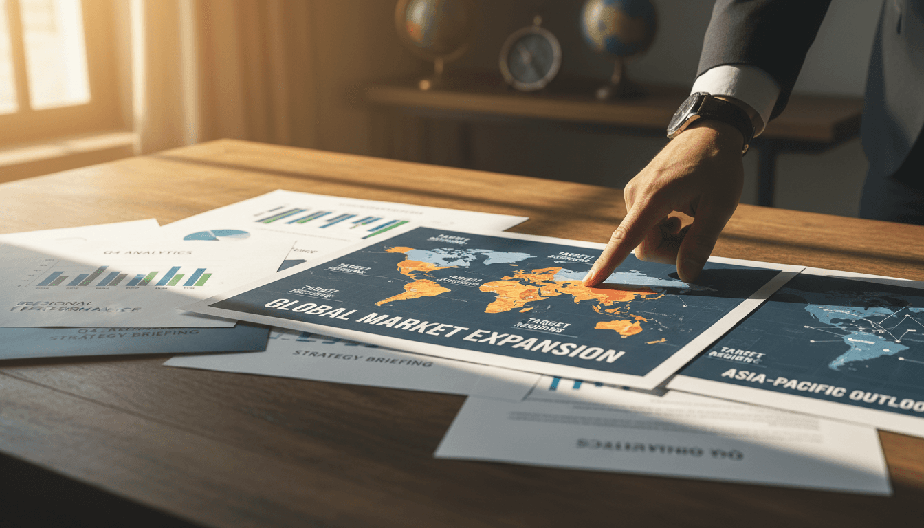 Regional scaling strategy documents with geographic performance data