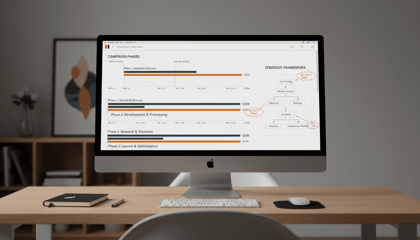 Campaign structure and timeline planning document