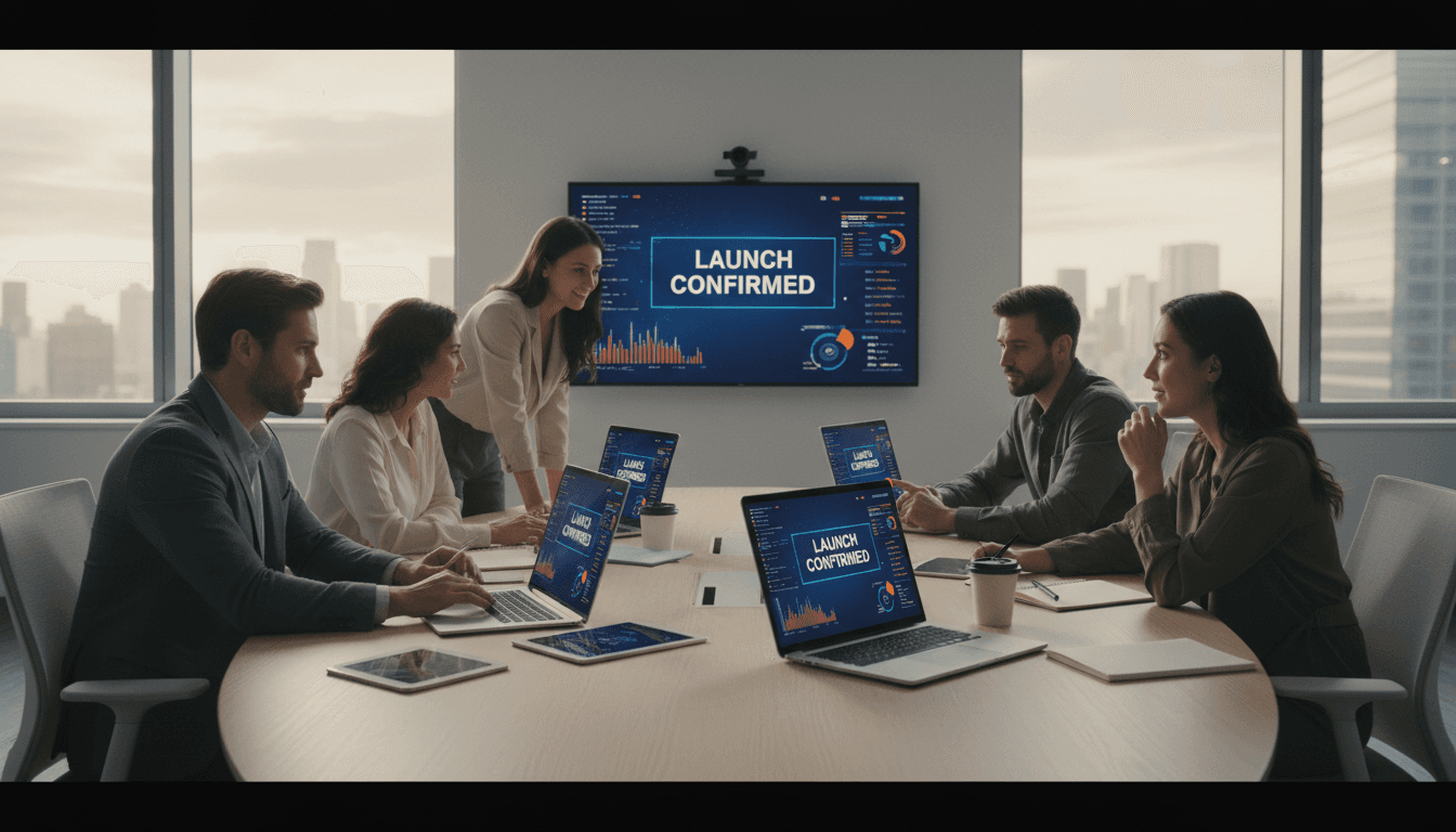 Campaign launch coordination and team execution