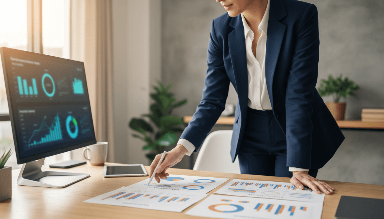 Performance reporting and analytics presentation